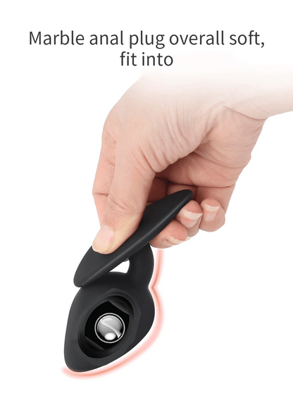 Rolling Bead Anal Plug Wearable Silicone Butt Plug Stimulation Anus Masturbator G-Spot Massage Dildo BDSM Sex Toys for Man Women