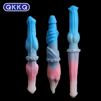 40cm Dual Horse Dog Knot Double Dildo — 3 Colours