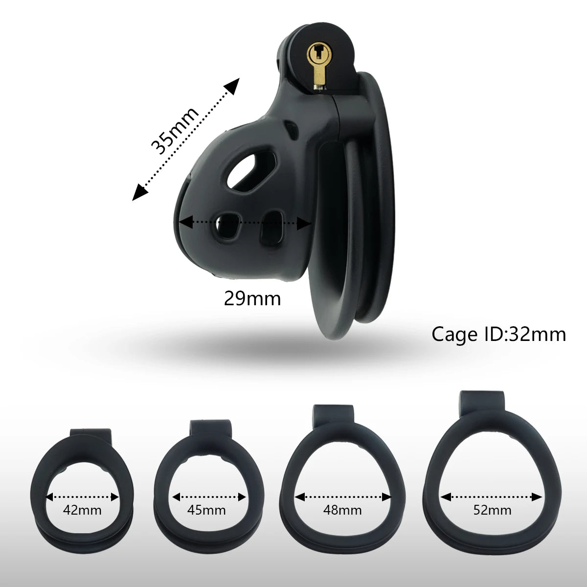 Nylon Resin Chastity Cage