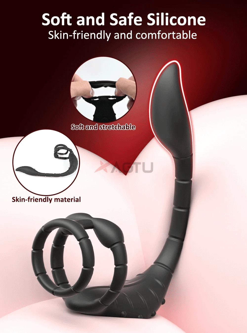 App Control Plug with Vibrating Ring
