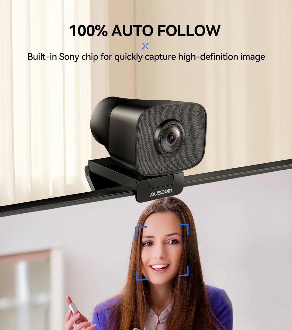 100° Lens Autofocus Webcam