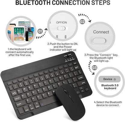 Silent Typing Keyboard Mouse Combo