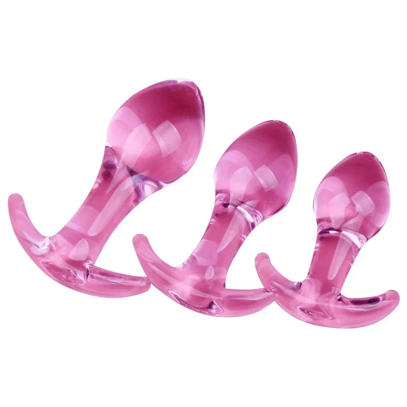Stylish Style Crystal Glass Plug