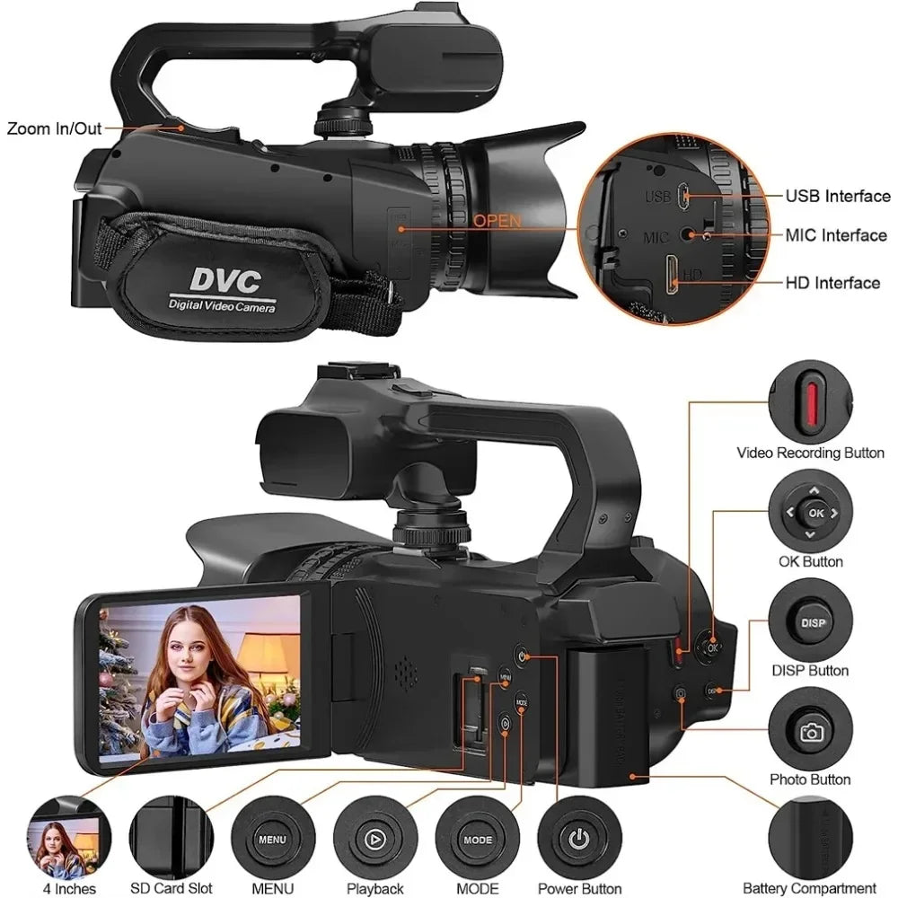 Ultra HD 6K Camcorder