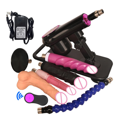Wireless Remote Control Sex Machine Set