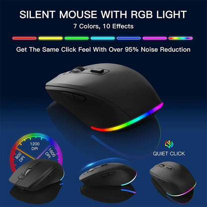 Silent Wireless Keyboard And Mouse