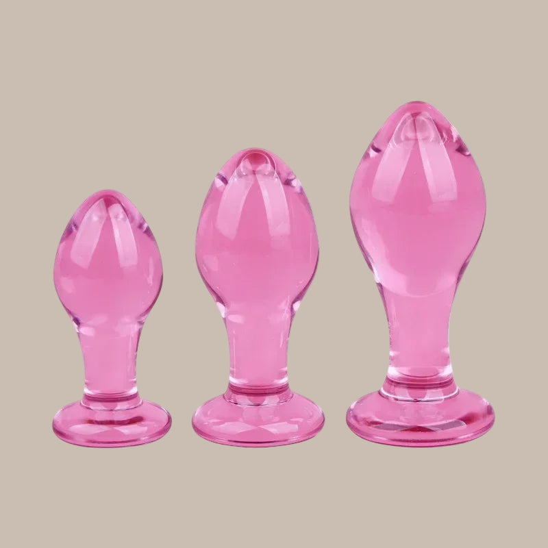 Stylish Style Crystal Glass Plug