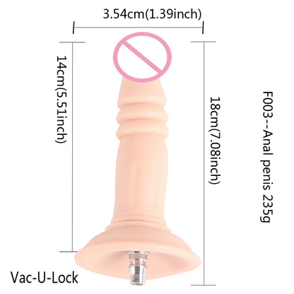 Premium Silicone Dildo Attachment Set