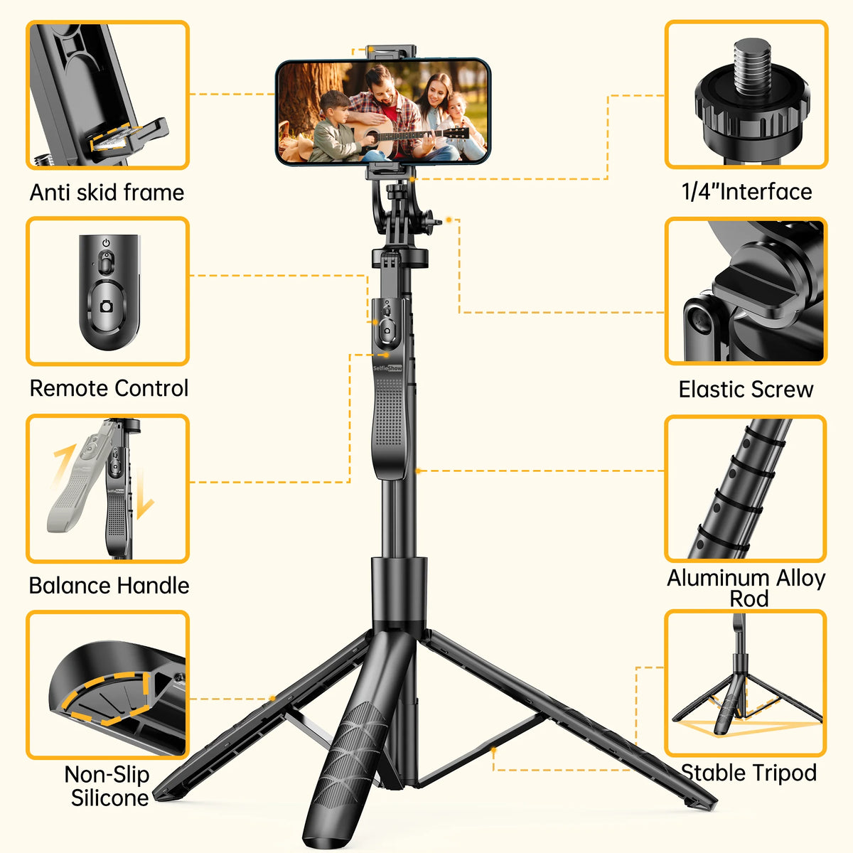 Overhead Shooting Phone Tripod