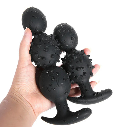 Vibrating Silicone Plug Built In Ball