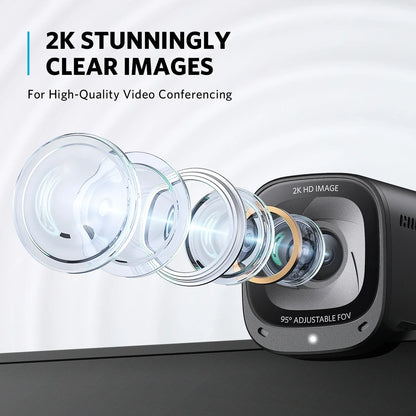 Auto Focus USB Camera Stereo Mics