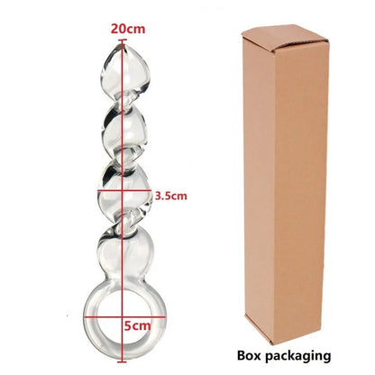 High-Quality Glass Massager Plug