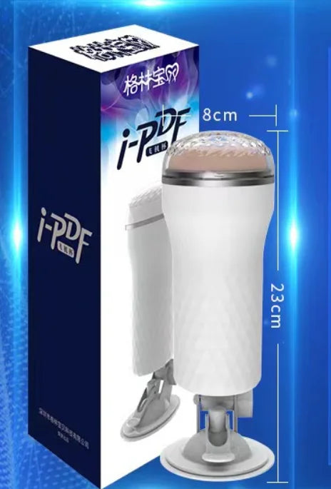 Dual-Channel Realistic Rubber Stroker Cup