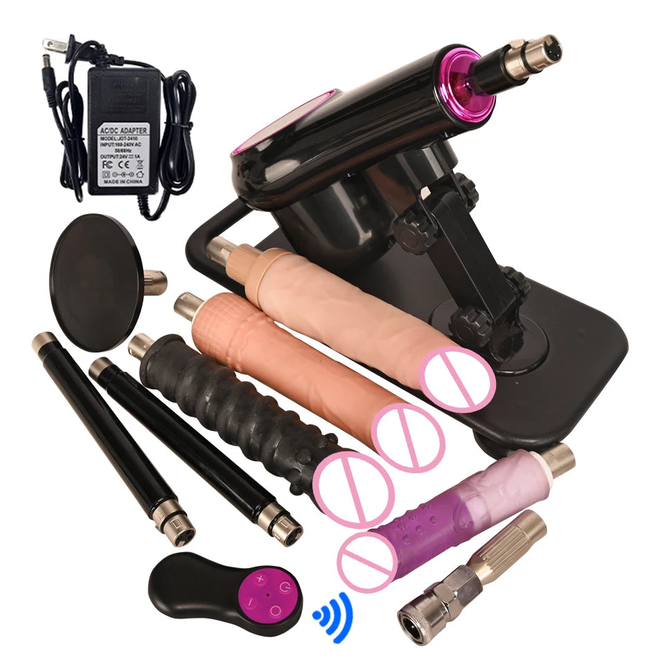 Wireless Remote Control Sex Machine Set