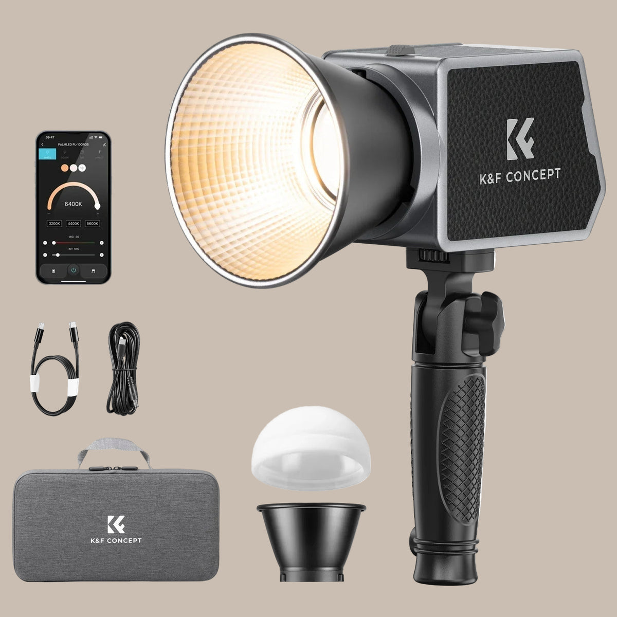 2 Light Effects COB Video Light
