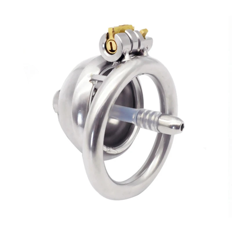 Hand Polished Steel Chastity Cage