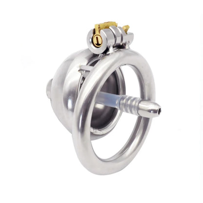 Hand Polished Steel Chastity Cage