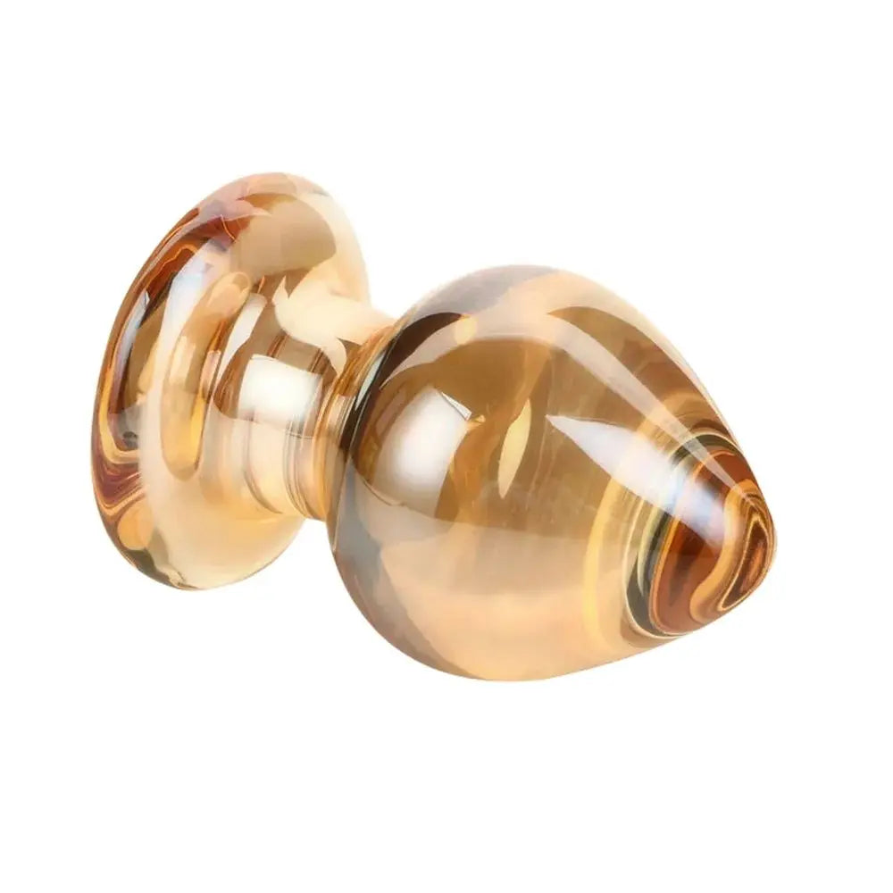 Sleek Glass Plug For Stimulation