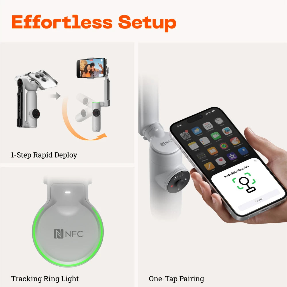 AI-Powered 3-Axis Handheld Gimbal Stabilizer