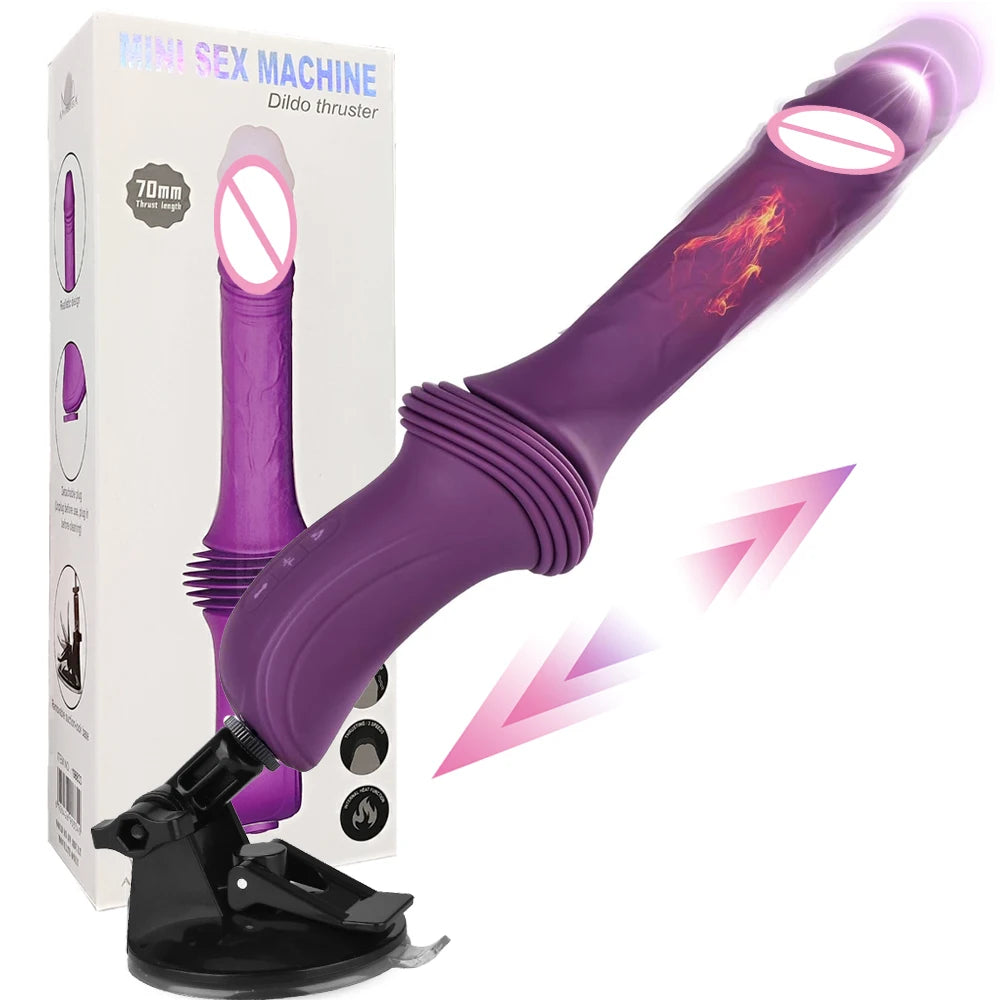 Realistic Telescopic Dildo 10 Vibration Modes