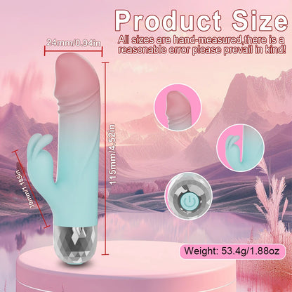 G-Spot Clitoral Rabbit Vibrator — Dual Stimulation Silicone