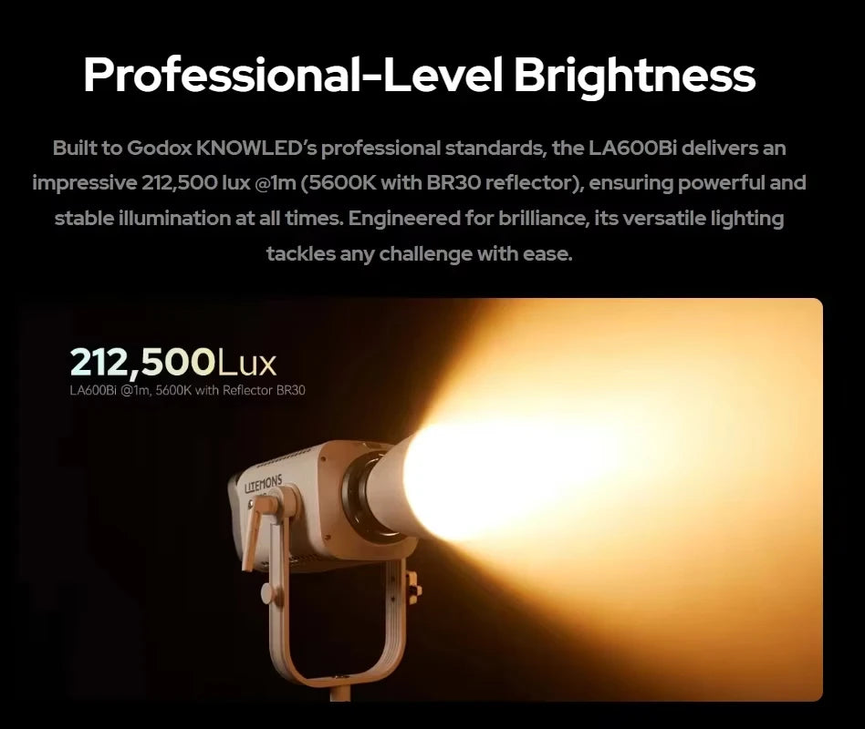 Adjustable Temperature Studio LED Light