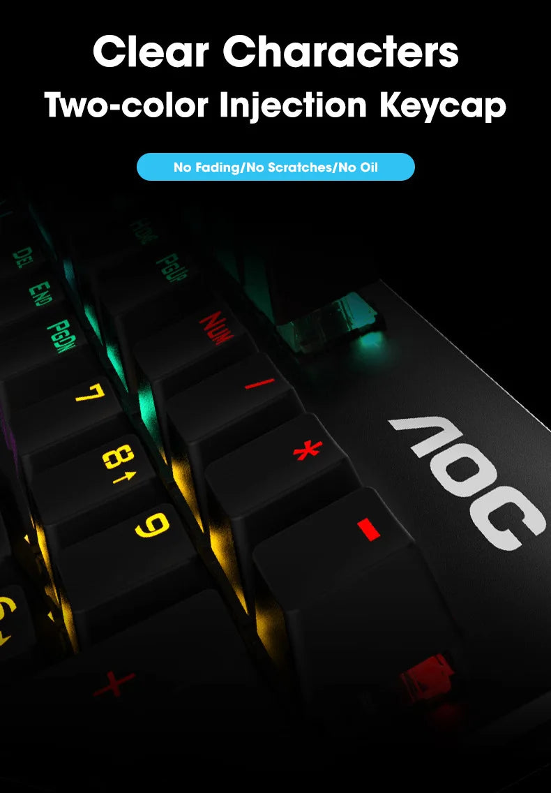 Green/Black Tea Axis Keyboard