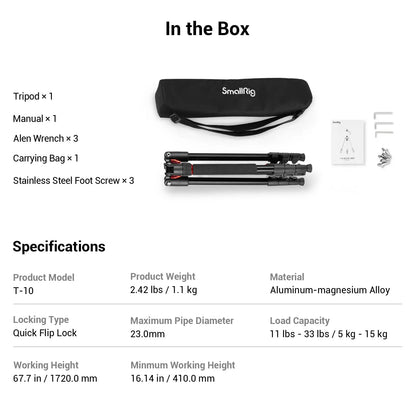 SmallRig Professional Tripod