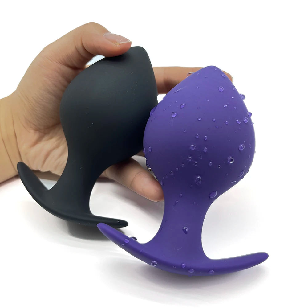 Hard Silicone Anal Training Plug — Progressive 5 Sizes