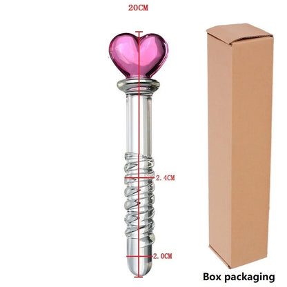 High-Quality Glass Massager Plug