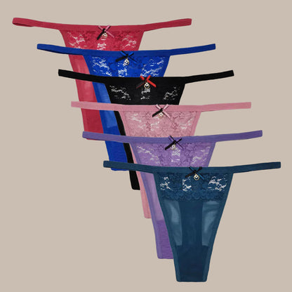 Lace Thongs M-XL Low Waist Lingerie Panties