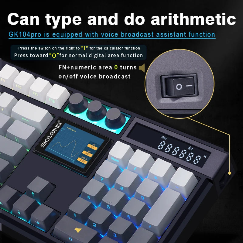 LCD Screen Mechanical Keyboard