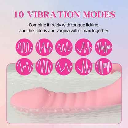 10 Tongue Licking Modes Vibrator