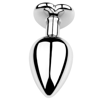 Anal Plug Heart 5 Sizes Stainless Steel Crystal Anal Plug Removable Butt Plug Stimulator Anal Sex Toys Prostate Massager Dildos