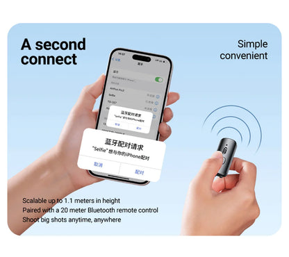 Foldable Selfie Stick With Tripod