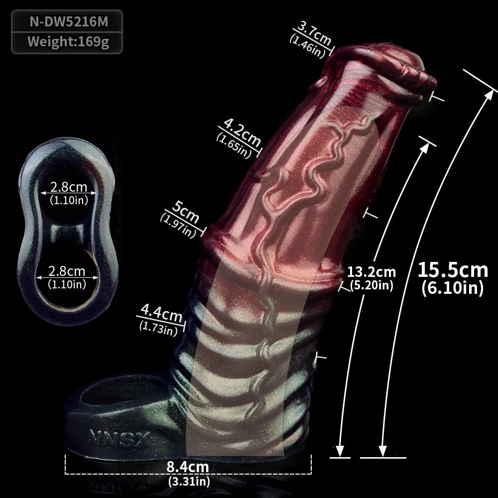 Textured Knot Silicone Sleeve Extender