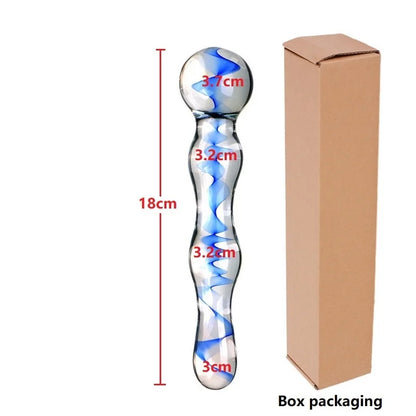 Polished Borosilicate Glass Intimacy Toy