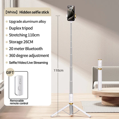 Foldable Selfie Stick With Tripod