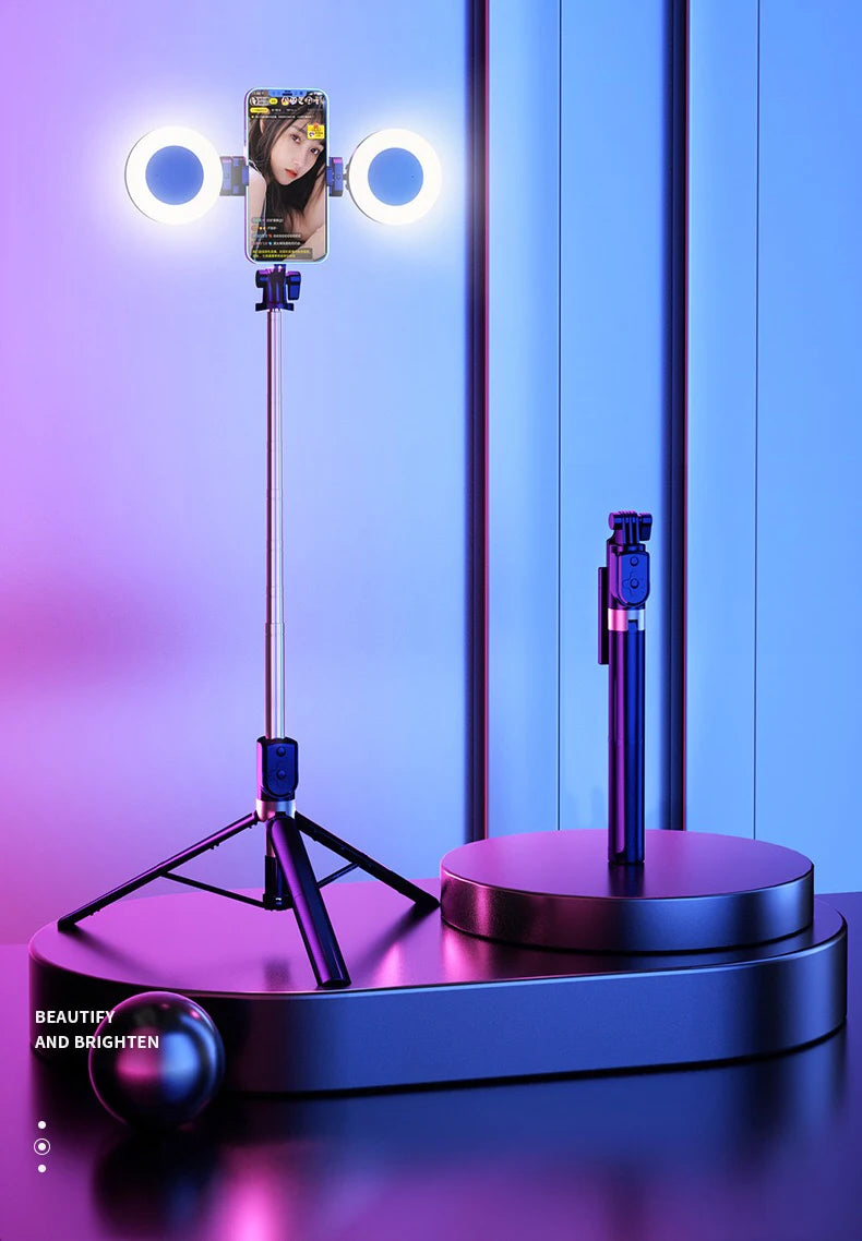 Live Streaming Ring Light Stand Tripod