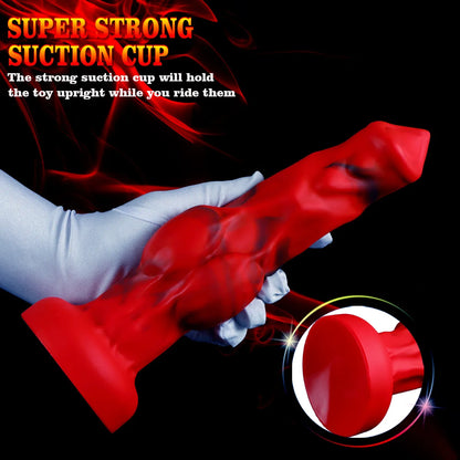 Wolf Dog Monster Fantasy Dildo — Liquid Silicone 4 Sizes