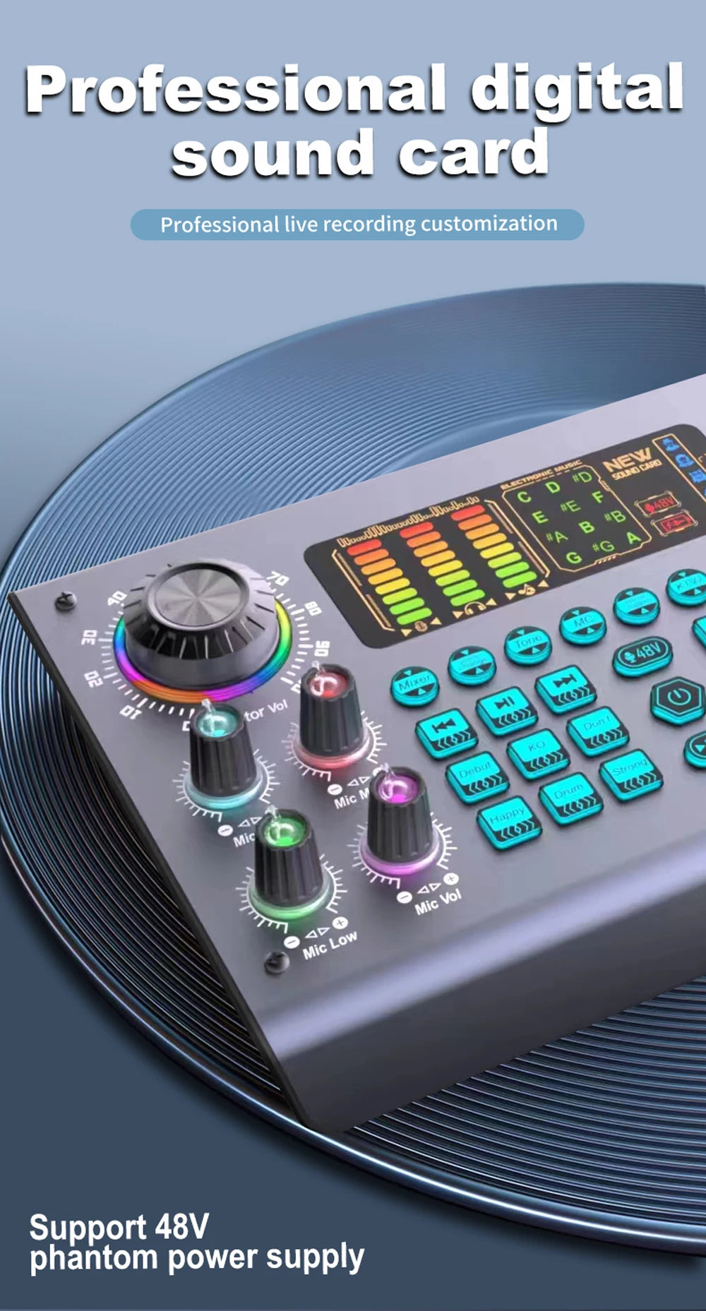 Condenser Mic & Sound Card Kit