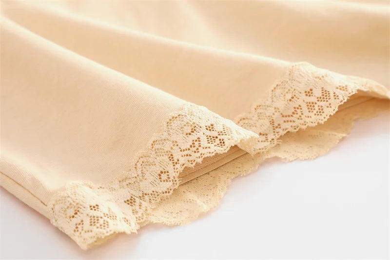6Pcs/Set Women's Panties Sexy Lace Cotton Boyshorts Seamless Solid Color Comfortable Breathable Underwear Female Sports Boxers