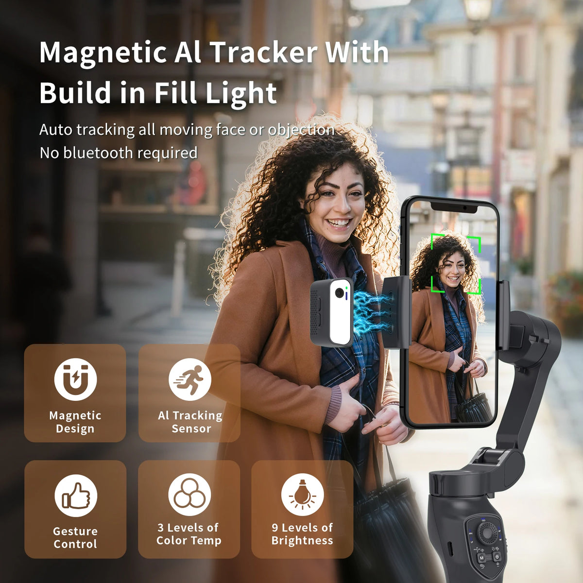 AI Face Tracking Premium Gimbal