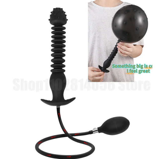 Inflatable Anal Plug — Hand Pump 4 Colours