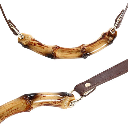 Bamboo Joint Bdsm Handcuffs Anklecuffs Open Mouth Gag Bdsm Collar PU Leather Slave Bondage Sex Toys for Woman Men SM Product