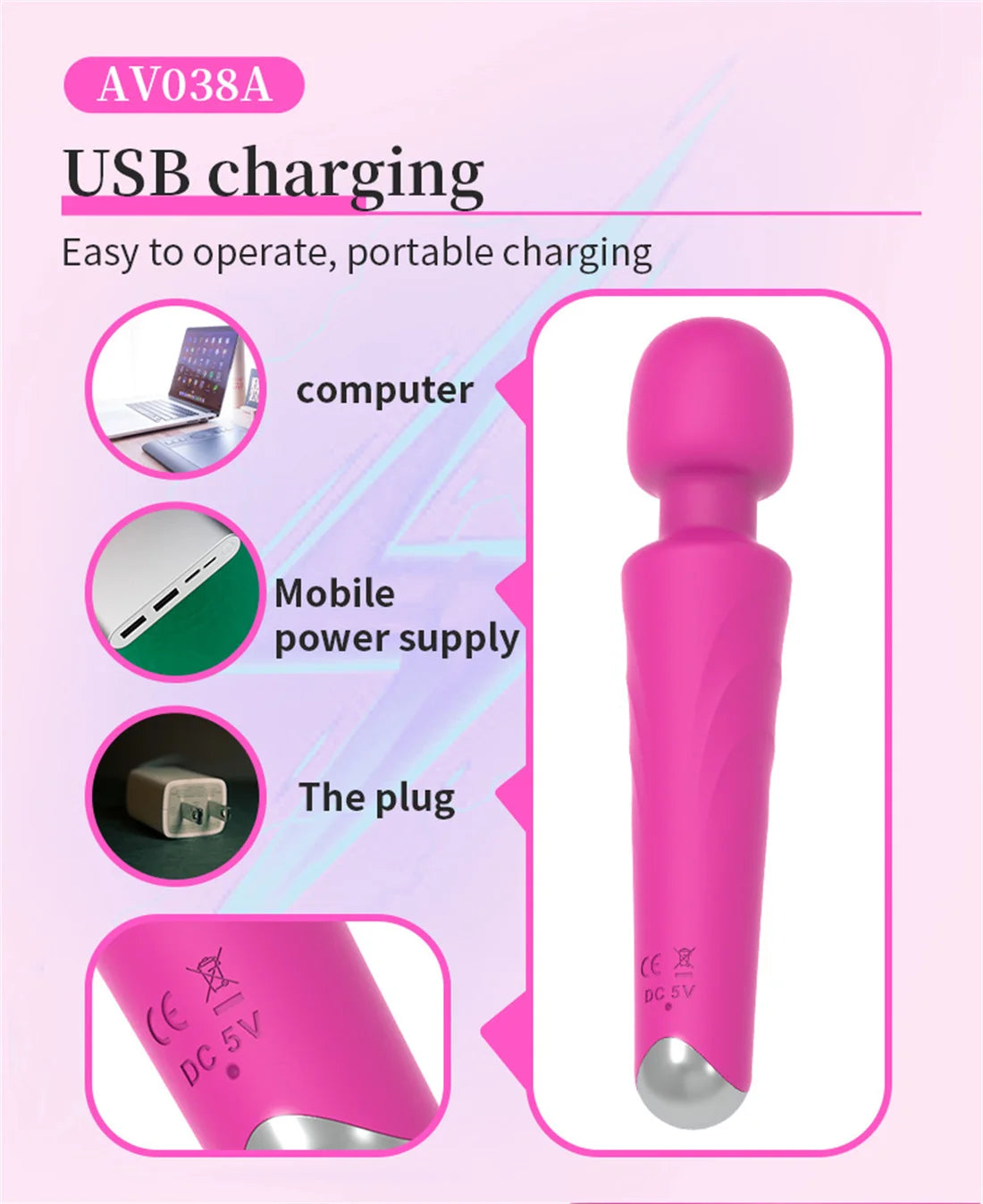 Hammer AV Magic Wand Vibrator