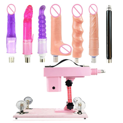 Quiet Auto Sex Machine with 3XLR Attachments