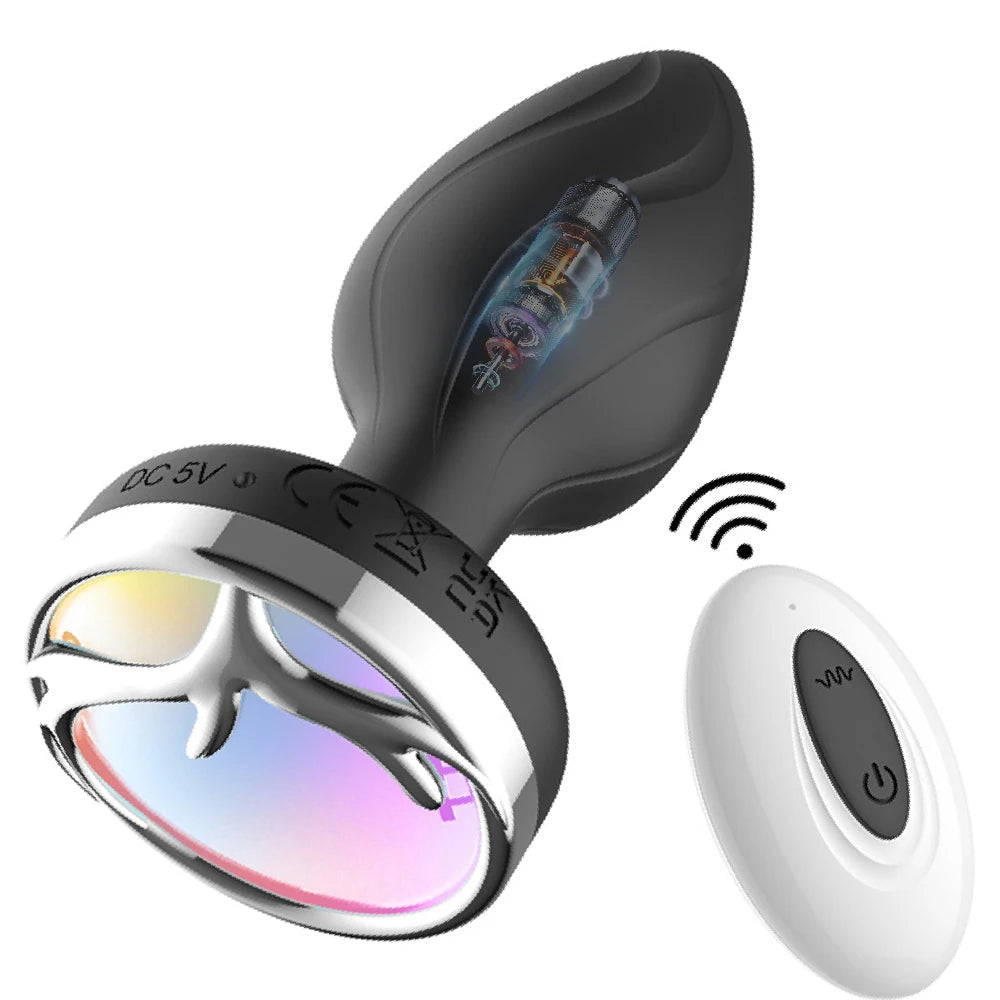 Remote-Control Silicone Plug Massager
