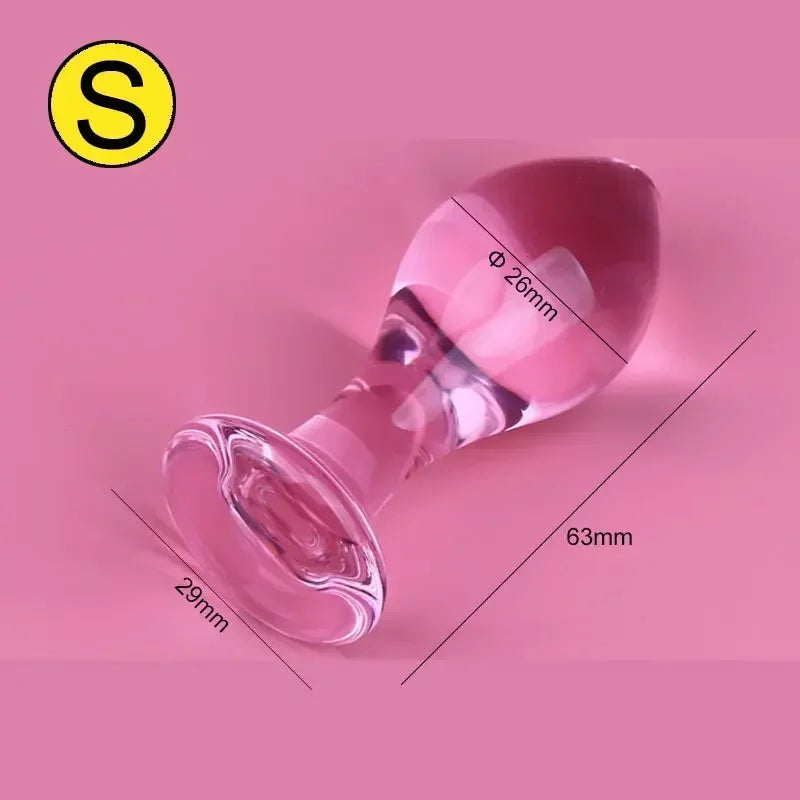 Stylish Style Crystal Glass Plug