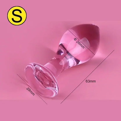 Stylish Style Crystal Glass Plug